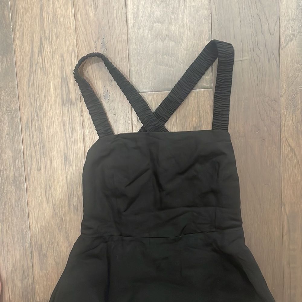 Astr Black Square Neck Midi Dress - Picture 5 of 10